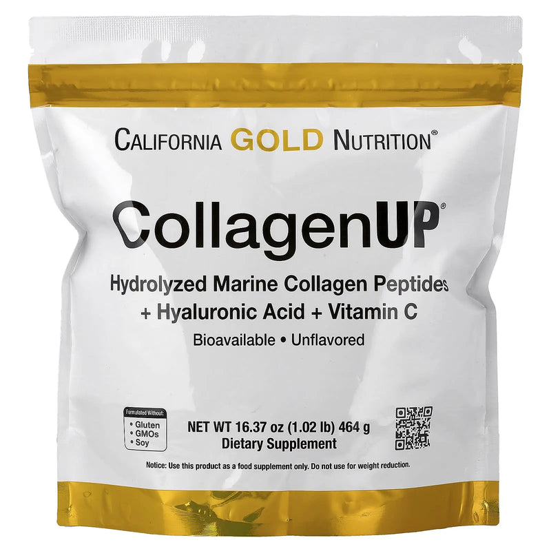 California Gold Nutrition, CollagenUP®: Hydrolyzed Marine Collagen with Hyaluronic Acid